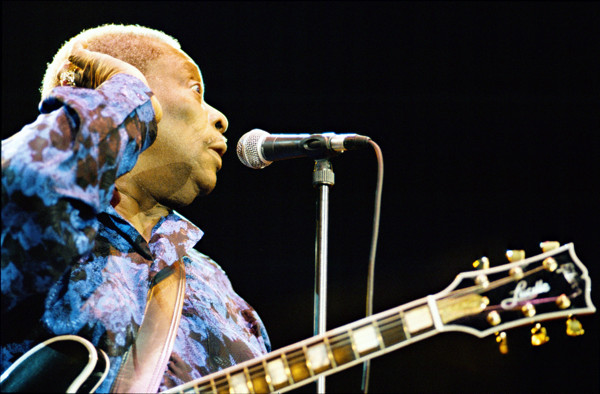 BB King, mardi 1er juillet 1997, festival Jazz à Vienne, photo Pascal Kober