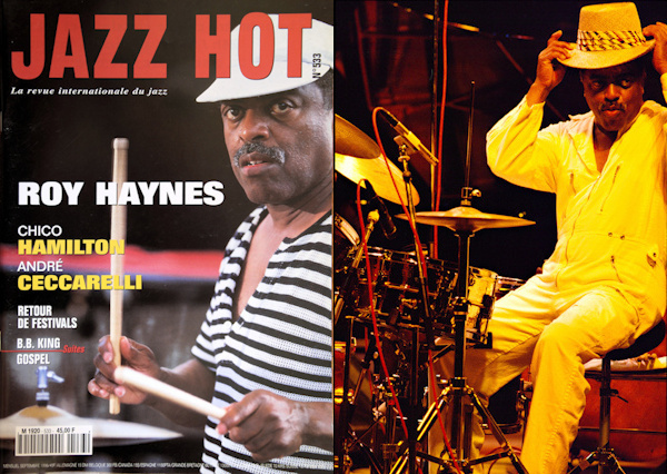 Jazz Hot 533, septembre 1996, Roy Haynes, Jazz à Vienne 1988, photo Pascal Kober