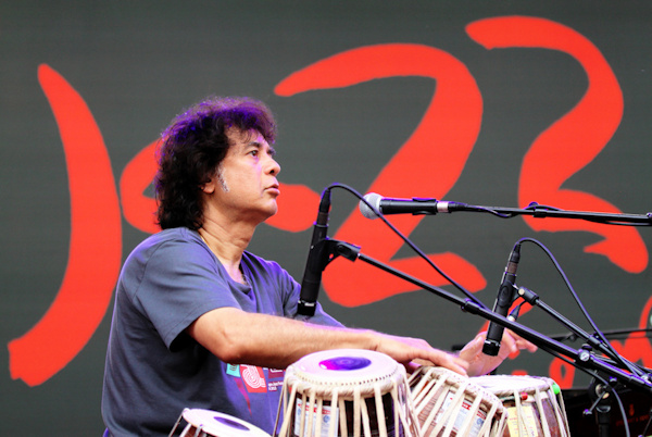 Zakir Hussain, Jazz à Vienne, 2013, photo Pascal Kober
